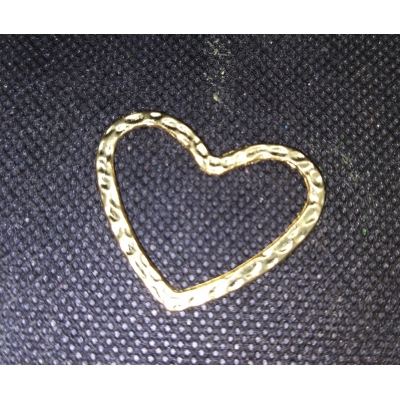 bezel hart goudkleurig bezel hart goudkleurig